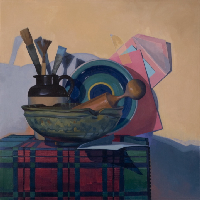 Still Life with Green Bowl