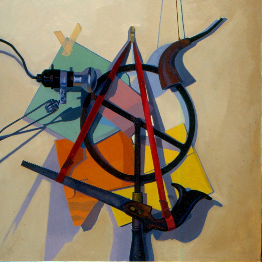 Circle, Triangles and Squares